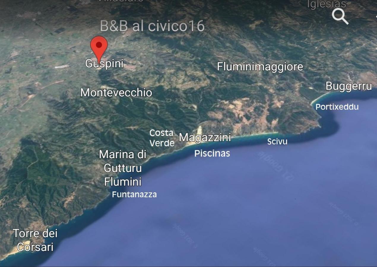 B&B Al Civico16 Guspini Ngoại thất bức ảnh